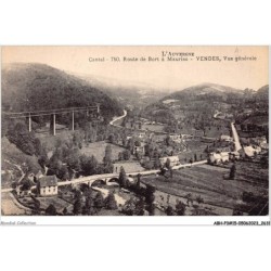 ABHP3-15-0230 - L'Auvergne - Cantal - Route de Bort à MAURIAC - Vendes - Vue générale