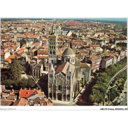 AMHP3-0225-16 - ANGOULEME - la cathédrale saint-pierre - sa très belle façade et sa belle coupole - le clocher