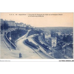 AAJP5-16-0393 - ANGOULEME - Vue prise du Rempart du Midi sur le rempart Desaix et le faubourg Saint-Martin
