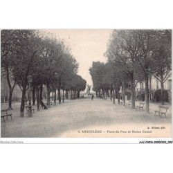 AAJP1-16-0046 - ANGOULEME - Place du Parc et statue Carnot