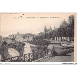 AAJP2-16-0120 - ANGOULEME - Le  Rempart Desaix et la Cathédrale