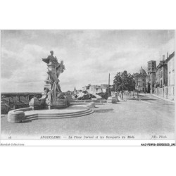 AAJP2-16-0121 - ANGOULEME - La Place Carnot et les Remparts du Midi