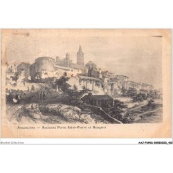 AAJP3-16-0205 - ANGOULEME - Ancienne Porte Saint-Pierre et Rempart