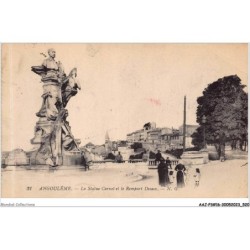 AAJP3-16-0260 - ANGOULEME - La Statue Carnot et le rempart Desaix
