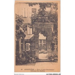 AAJP3-16-0265 - ANGOULEME - Porte et puits Renaissance