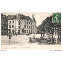 AQKP3-0167-16 - ANGOULEME - la place de l'hotel de la Poste