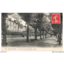AQKP3-0164-16 - ANGOULEME - le lycée et la place Beaulieu