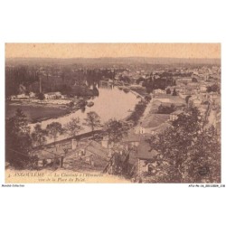 ATUP6-0410-16 - ANGOULEME - La charente a l'houmeau - Vue de la place du palet