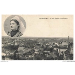 ATUP7-0474-16 - ANGOULEME - Vue générale sur les gares