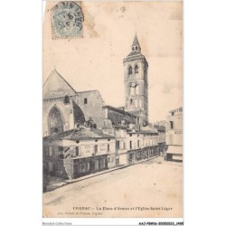 AAJP8-16-0710 - COGNAC - La place d'Armes et l'Eglise Saint-Léger