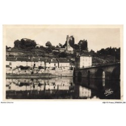 AQKP3-0153-16 - SAINT-GERMAIN-DE-CONFOLENS - La vienne, le pont, le chateau