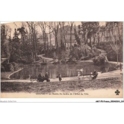 AMTP5-0486-16 - COGNAC - le bassin du jardin de l'hôtel de ville