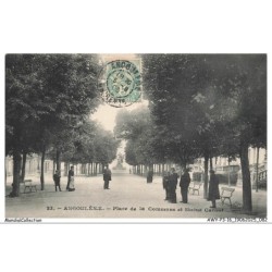 AWYP3-0192-16 - AMGOULEME - Place de la commune et statue carnot