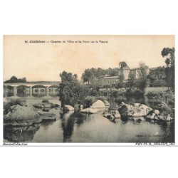 AWYP4-0266-16 - CONFOLENS - Quartier du villar et les ponts sur la vienne