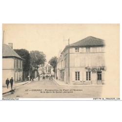AWYP4-0299-16 - COGNAC - Perspective du pont et l'avenue de la gare de saint-jacques