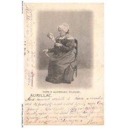 AZOP4-0371-15 - TYPE D'AUVERGNE FILEUSE - AURILLAC
