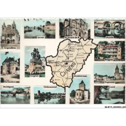 BB-BFP1-0002-16 - Département de La Charente - Multi-vues, carte géographique