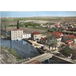 16 VARS AJ-MK307 LA CHARENTE LE MOULIN ET VUE PANORAMIQUE AERIENNE NUM 6