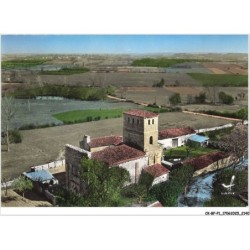 CK-BFP1-1071-16 - EN AVION AU-DESSUS DE LA COULGENS - Eglise du XIe siecle