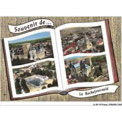 CL-BFP1-1054-16 - LA ROCHEFOUCAULD - Le chateau - L'église - La piscine - Cour intérieure du chateau