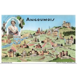 AYUP7-0590-16 - ANGOUMOIS - Divers villes