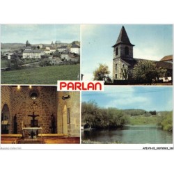 AFEP3-15-0219 - PARLAN - cantal - vue générale - l'église - intérieur de l'église - l'étang