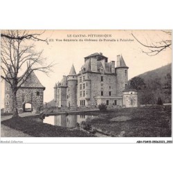ABHP3-15-0190 - Le Cantal Pittoresque - Vue générale du château de Pesteils à Polminhac