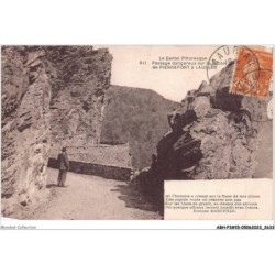 ABHP3-15-0231 - Le Cantal Pittoresque - Passage dangereux sur la route de Pierrefort à Laussac