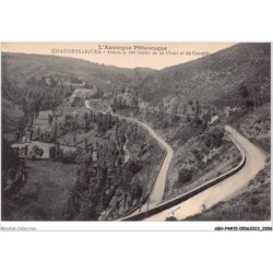 ABHP4-15-0343 - CHAUDESAIGUES - Jonction des routes de SAINT-FLOUR et de GARABIT