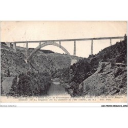 ABHP5-15-0393 - GARABIT - Chemin de fer de Neussarques à Béziers - Le viaduc et la vallée de la TRUYERE