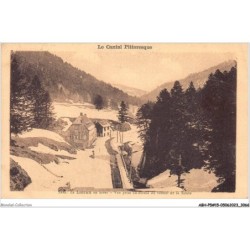 ABHP5-15-0448 - LE LIORAN en hiver - Vue prise au-dessus du tunnel de la Route