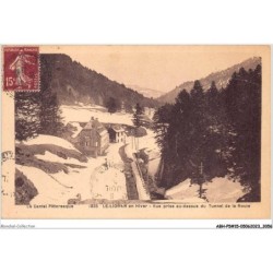 ABHP5-15-0443 - LE LIORAN en Hiver - Vue prise au-dessus du tunnel de la Route