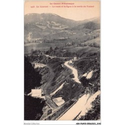 ABHP6-15-0485 - LE LIORAN - La Route et la ligne à la sortie du tunnel