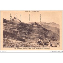 ABHP1-15-0078 - Les Monts du Cantal - Vus du Col de Cabre - Panorama