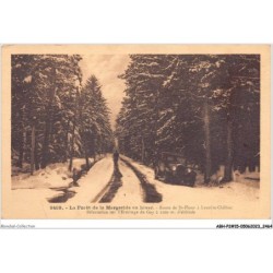 ABHP2-15-0147 - La fôret de la Margeride en hiver - Route de SAINT-FLOUR à Lavoûte-Chilhac