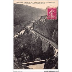 ABHP2-15-0138 - L'Auvergne - Cantal - La Route dans la Côte de Lanau