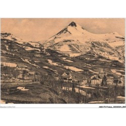 AMHP3-0201-15 - LE CANTAL PITTORESQUE - le puy griou en hiver et le village de - SAINT-JACQUES