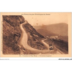 AFEP1-15-0066 - Les routes les plus pittoresques du cantal - l'ascension du PUY MARY - un tournant dangereux