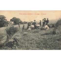 MIKI-DP5-034- 15 CANTAL OEUVRE PARISIENNE DES ENFANTS A LA MONTAGNE LA MOISSON