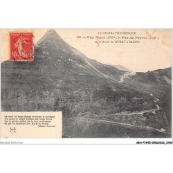 ABHP7-15-0645 - LE PUY-MARY - Le pas de Peyrol et la route de MURAT à Salers