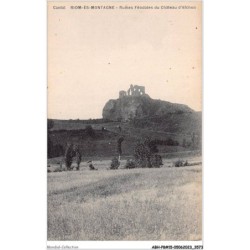 ABHP8-15-0701 - RIOM-ES-MONTAGNES - Ruines féodales du château d'Afchon