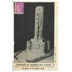 ASNP6-0353-15 - AURILLAC - Le 22 juillet 1934 - monument d president paul doumer