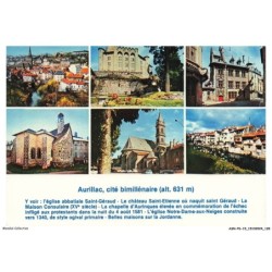 ASNP6-0411-15 - AURILLAC - Altitude 631 mètres - Vue générale - Chateau de saint-etienne