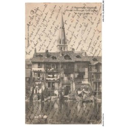 AVNP10-0507-15 - Clocher saint-géraud et vieux quartier du buis a AURILLAC