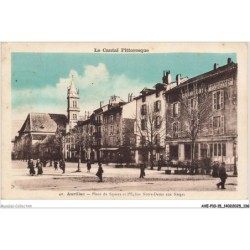 AVEP10-0903-15 - AURILLAC - place du square et l'église notre-dame aux neiges