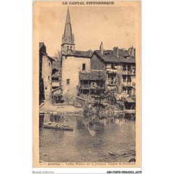 ABHP3-15-0254 - AURILLAC - Vieilles Maisons sur la Jordanne - Clocher de saint-Géraud