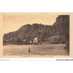 AMTP5-0444-15 - THIEZAC - cantal - les roches et la ferme de malbec
