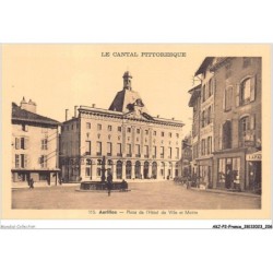 AKJP2-0206-15 - AURILLAC - place de l'hotel de ville et mairie