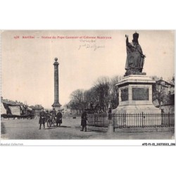 AFEP1-15-0049 - AURILLAC - statue du pape gerbert et colonne montryon