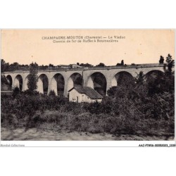 AAJP7-16-0632 - CHAMPAGNE-MOUTON - Le Viaduc - Chemin de fer de Ruffec à Roumazière